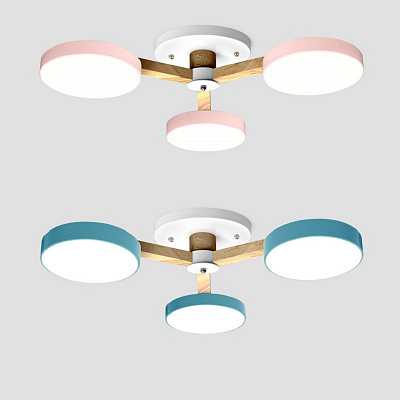 Потолочный светильник wooden wheels фото 3
